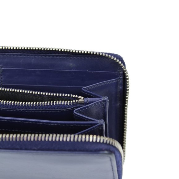 BALENCIAGA Leather & Studded Zip Around Wallet - Picture 10 of 12